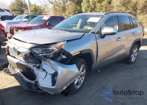 2020 Toyota Rav4 Hybrid Limited z USA, uszkodzony, nr VIN 4T3DWRFV3LU009928